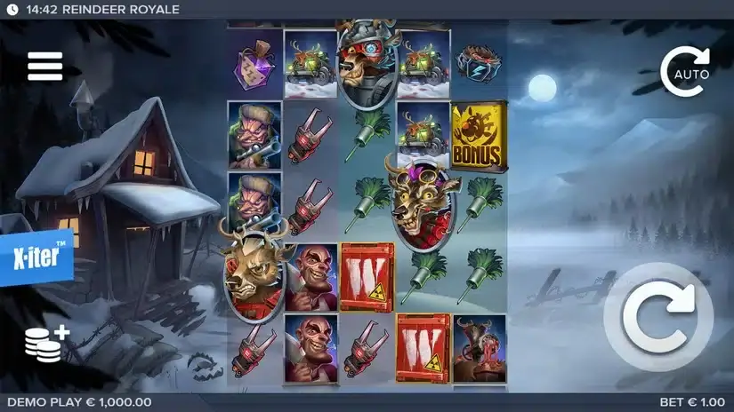 Reindeer Royale slot screenshot 