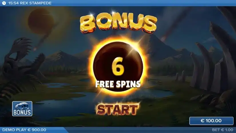 Rex Stampede slot screenshot 3