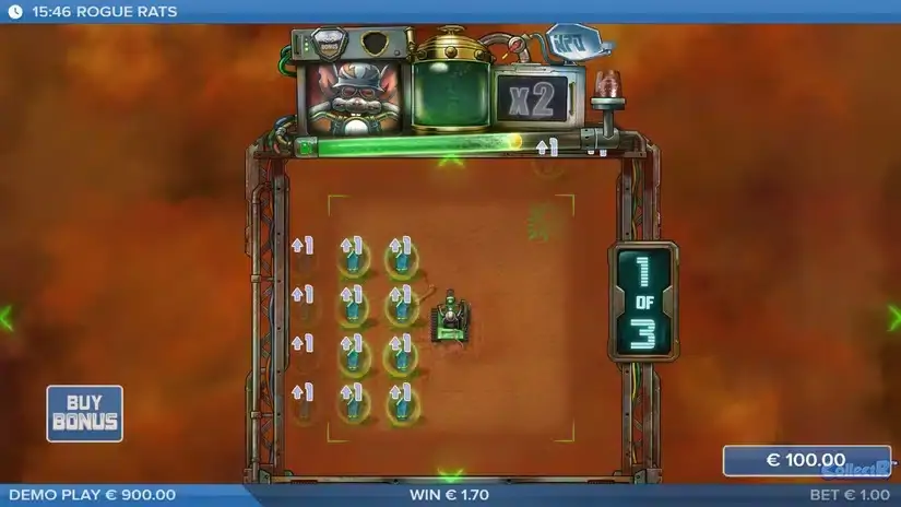 Rogue Rats of Nitropolis slot screenshot 5