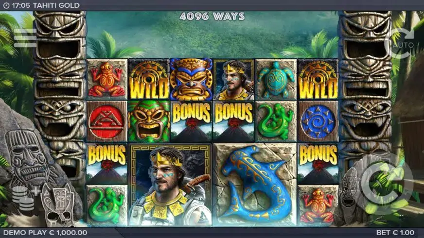 Tahiti Gold slot screenshot 1