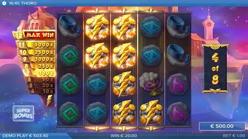 Thoro slot screenshot 