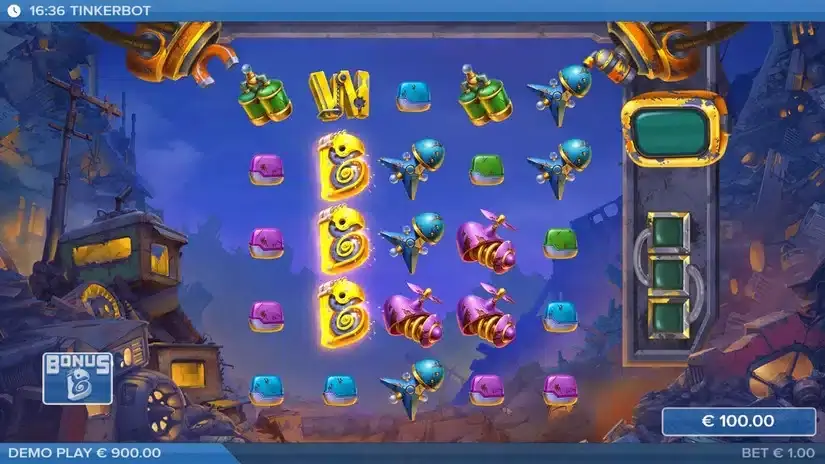 Tinkerbot slot screenshot 2
