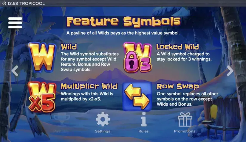 Tropicool slot screenshot 7