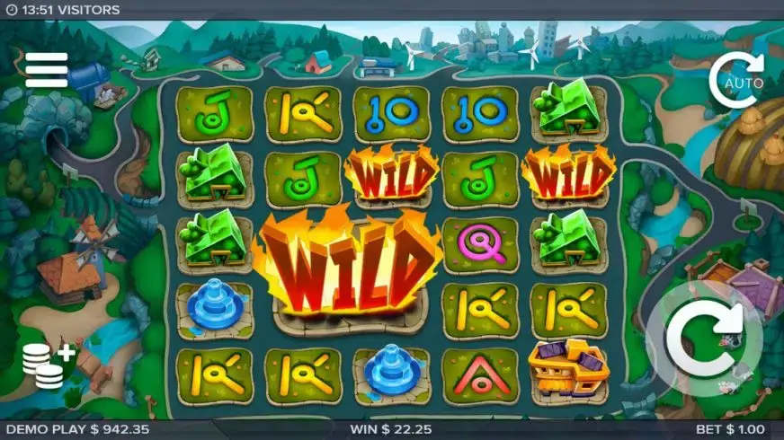 Visitors slot screenshot 3
