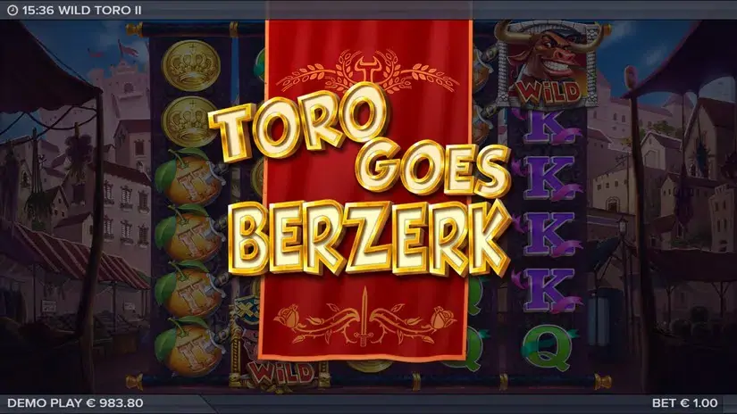 Wild Toro 2 slot screenshot 4