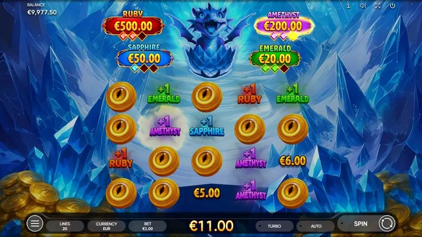 3 Royal Dracos slot screenshot 5