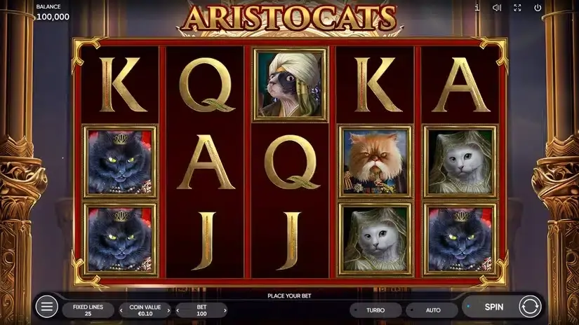 Aristocats slot screenshot 1