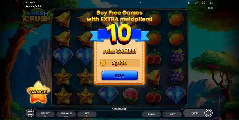 Fresh Crush slot screenshot 2
