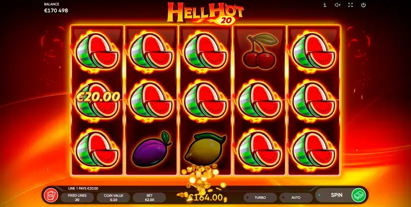Hell Hot 20 slot screenshot 5