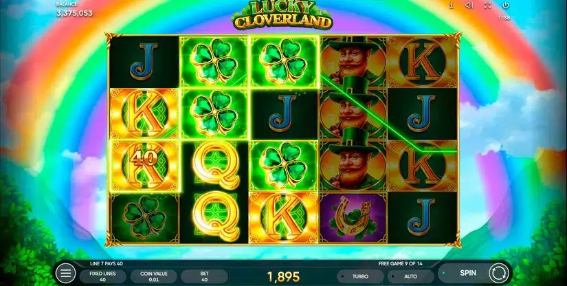 Lucky Cloverland slot screenshot 4