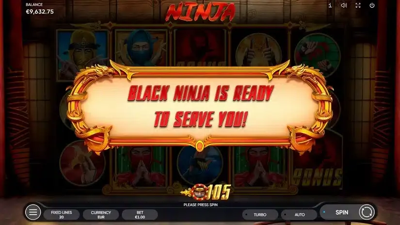 Ninja slot screenshot 3