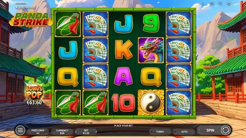 Panda Strike slot screenshot 