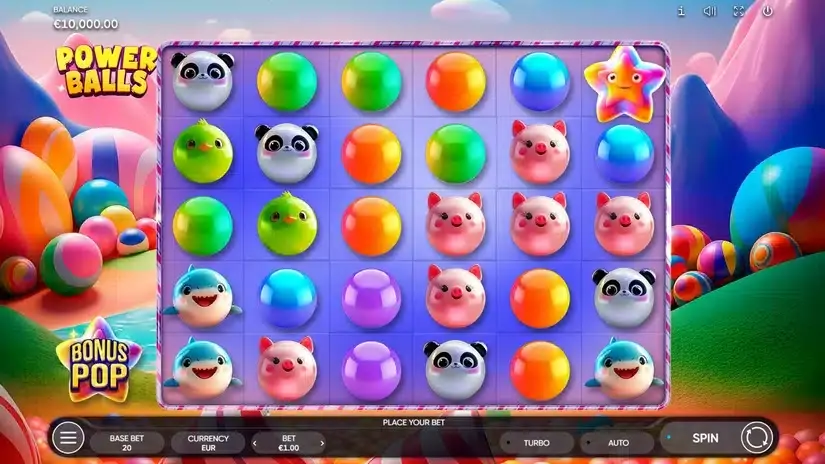 Power Balls slot screenshot 2