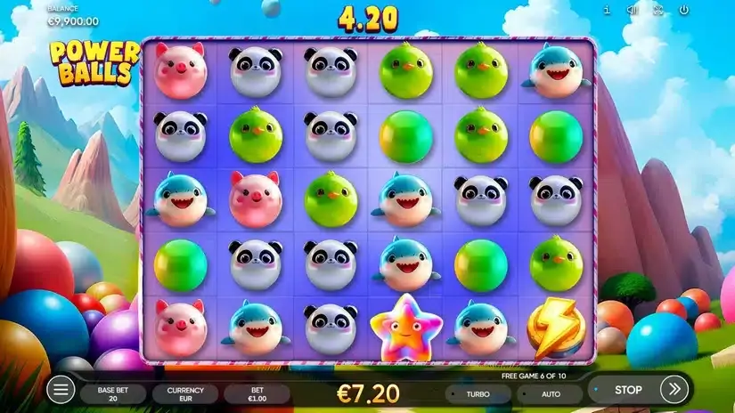 Power Balls slot screenshot 