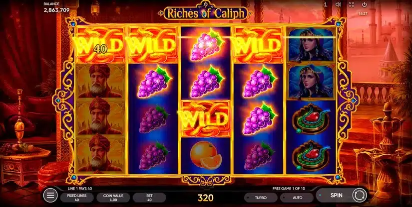 Riches of Caliph slot screenshot 2