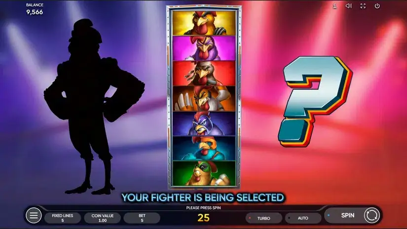 Rooster Fury slot screenshot 2