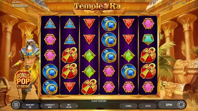 Temple of Ra slot screenshot 1