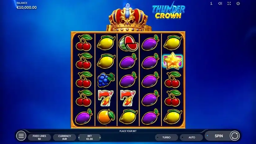 Thunder Crown slot screenshot 2