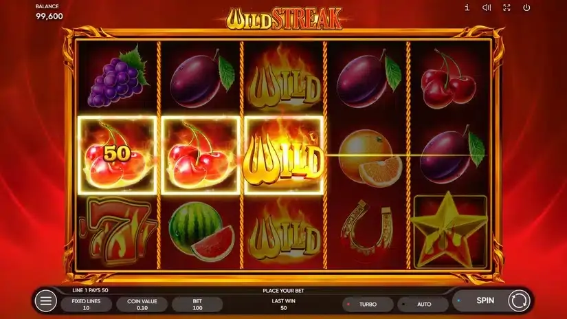 Wild Streak slot screenshot 2