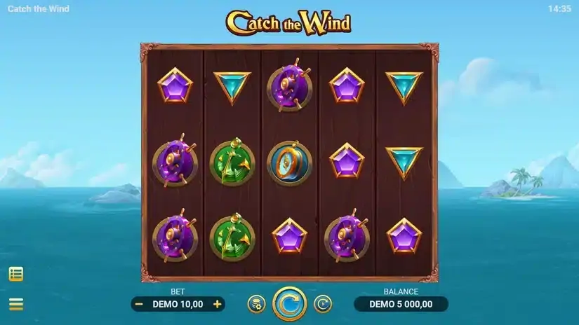 Catch the Wind slot screenshot 1