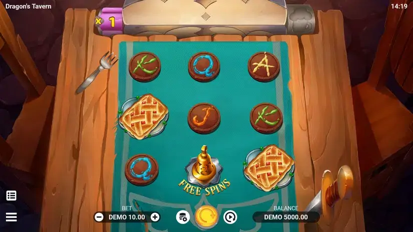 Dragon’s Tavern slot screenshot 1