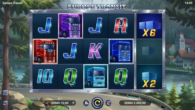 Europe Transit slot screenshot 1