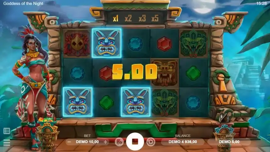 Goddess of the Night slot screenshot 3