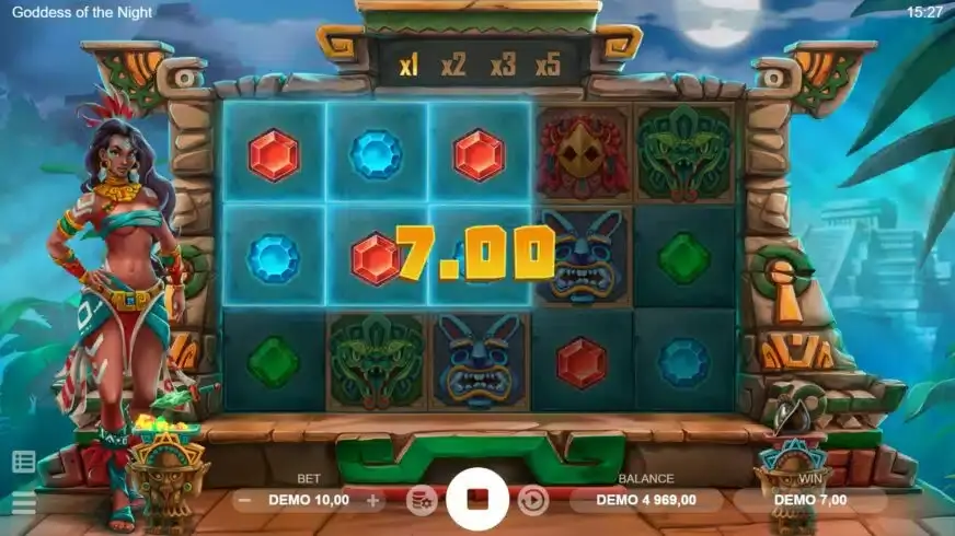 Goddess of the Night slot screenshot 2