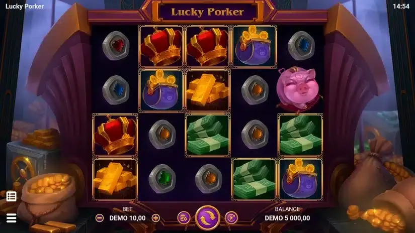 Lucky Porker slot screenshot 1