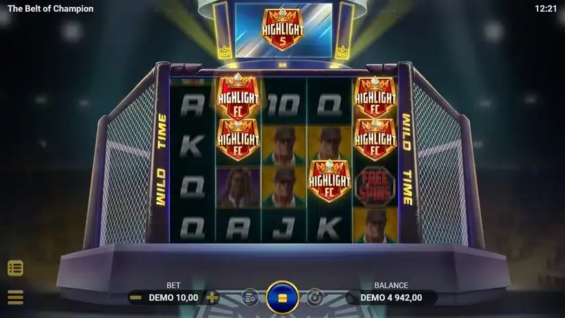 The Belt of Champion slot screenshot 2