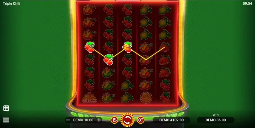 Triple Chili slot screenshot 3