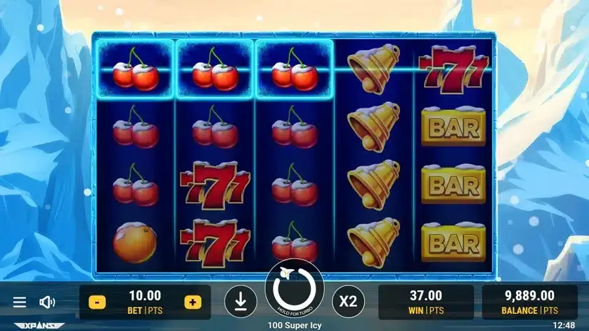100 Super Icy slot screenshot 2