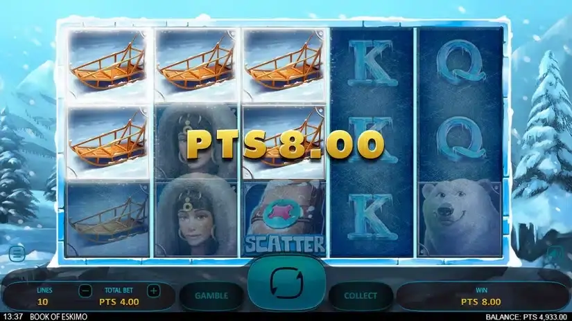 Book of Eskimo slot screenshot 4