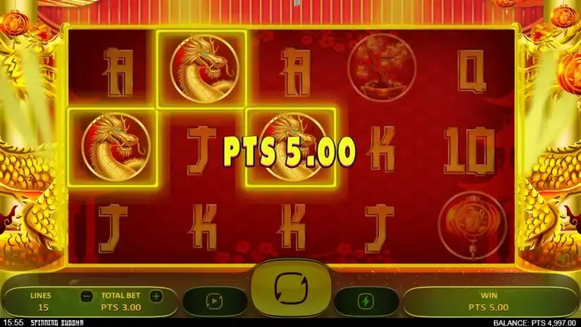 Spinning Buddha slot screenshot 2