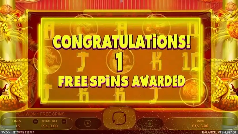 Spinning Buddha slot screenshot 3