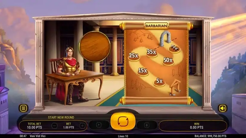 Veni Vidi Vici slot screenshot 2