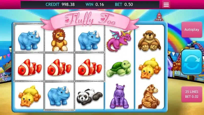 Fluffy Too slot screenshot 4
