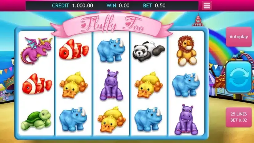 Fluffy Too slot screenshot 1