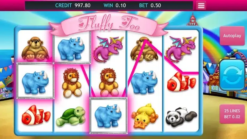 Fluffy Too slot screenshot 2
