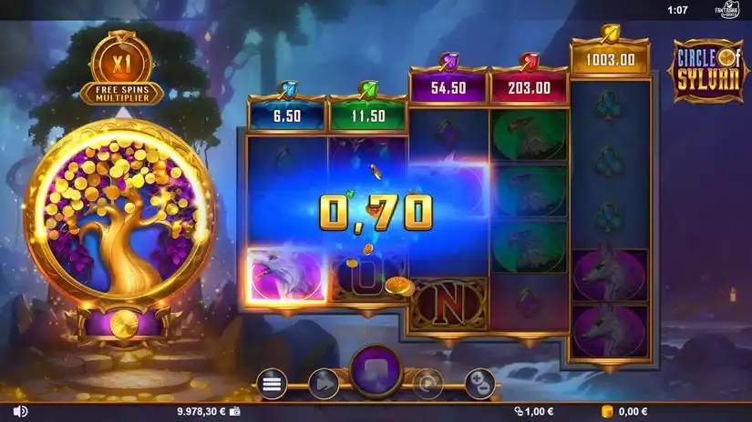 Circle of Sylvan slot screenshot 3