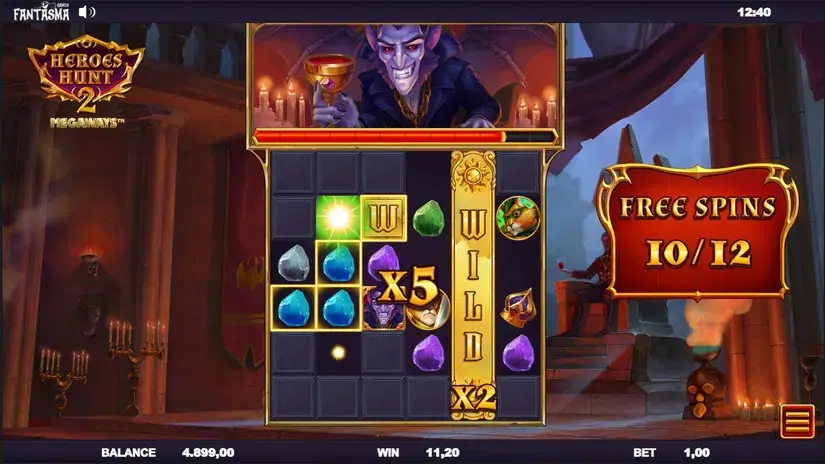 Heroes Hunt 2 Megaways slot screenshot