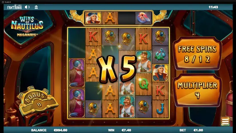 Wins of Nautilus Megaways slot screenshot 6