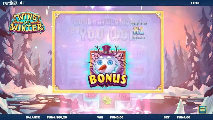Wins of Winter slot screenshot 6