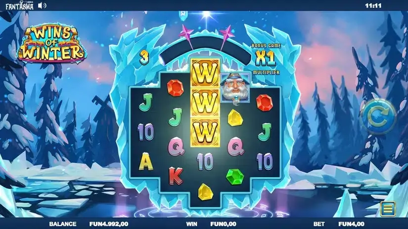 Wins of Winter slot screenshot 3