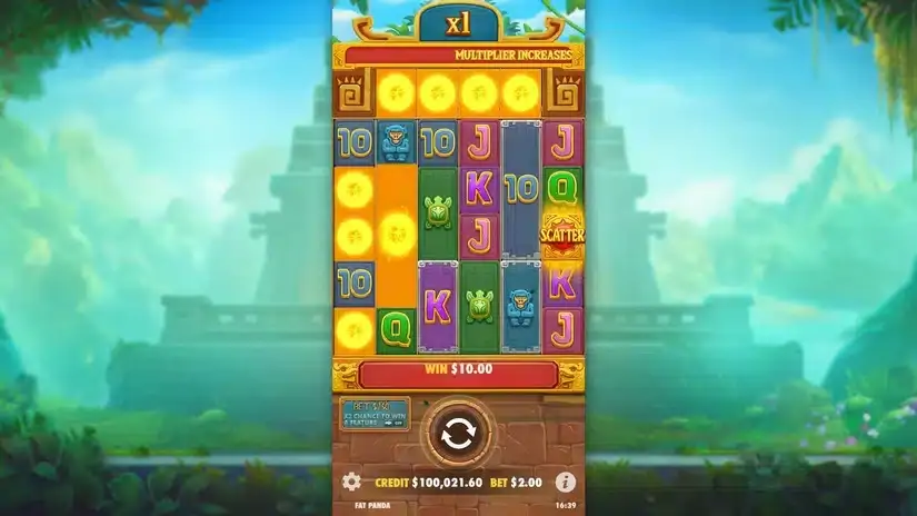 Fortune of Aztec slot screenshot 4
