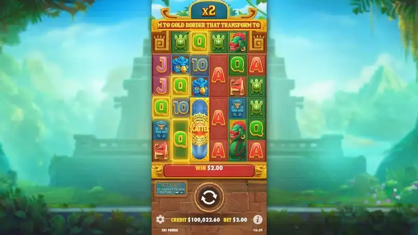 Fortune of Aztec slot screenshot 1
