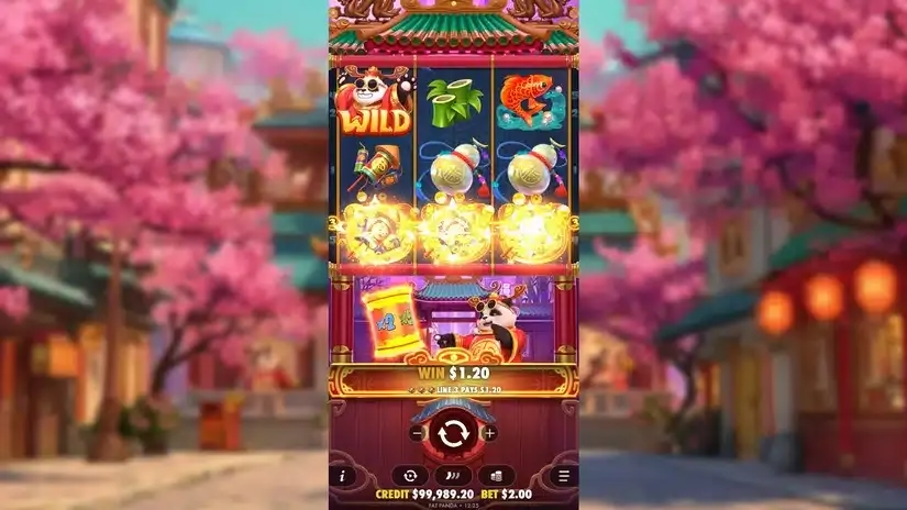 Lucky Panda slot screenshot 4