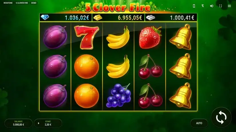 5 Clover Fire slot screenshot 1