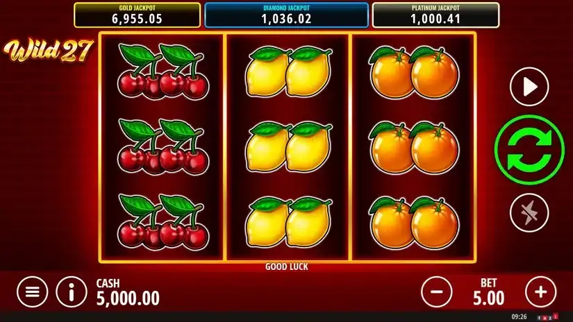 Wild 27 slot screenshot 1