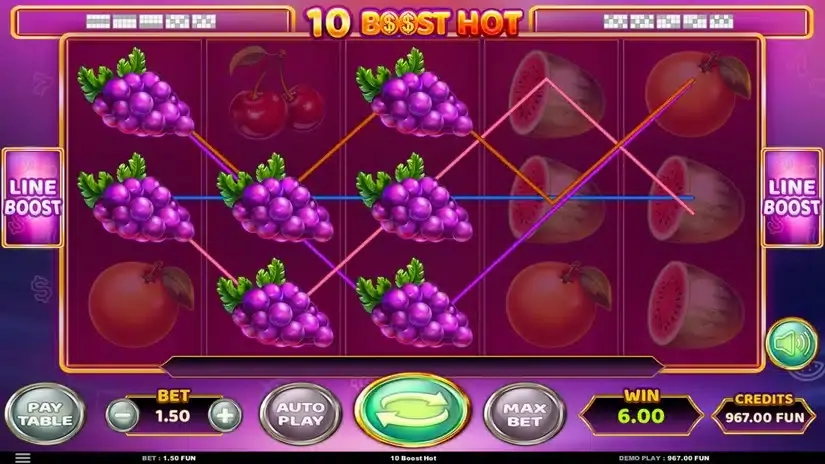 10 Boost Hot slot screenshot 3